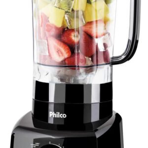 Liquidificador Philco 1200w 3l 12 Velocidades Preto Ph900 127v