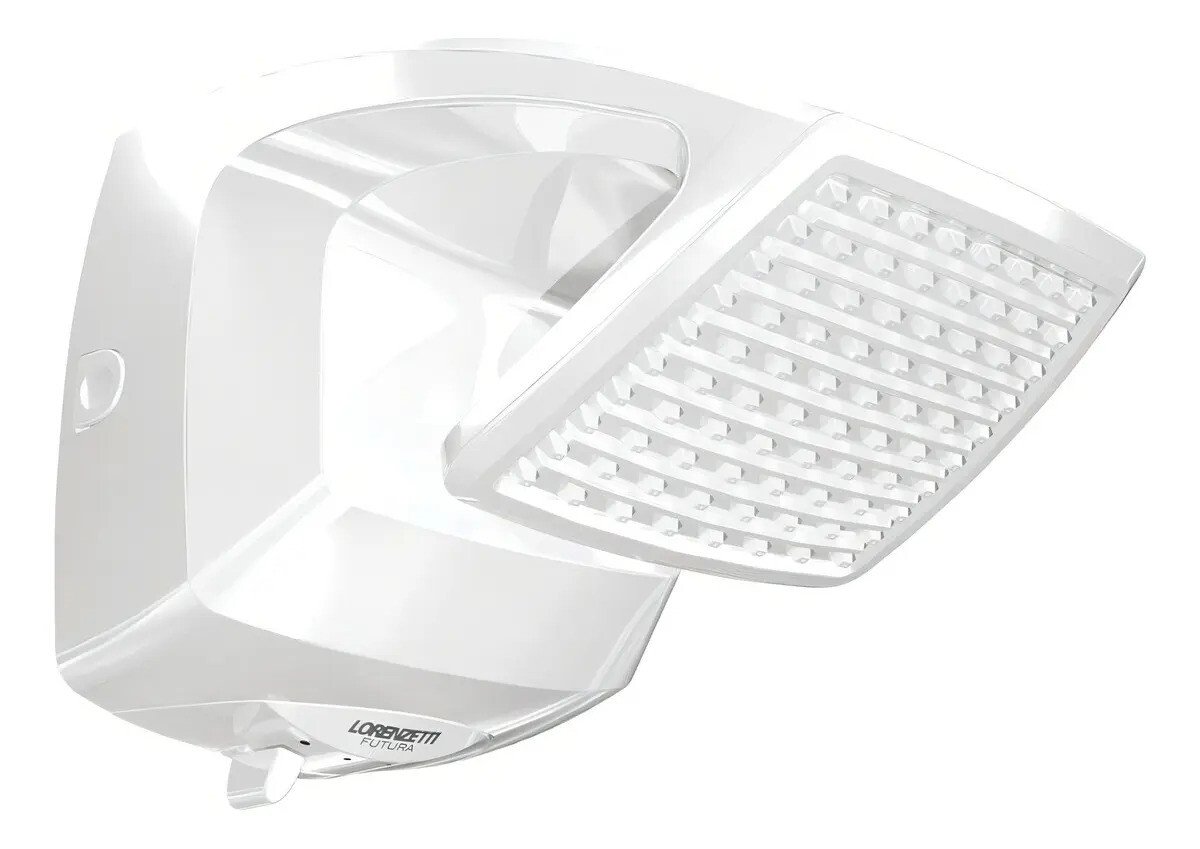Lorenzetti Futura Ducha de Parede Multitemperaturas Design Moderno Branco 7500W 220v Lorenzetti Futura Ducha de Parede Multitemperaturas Design Moderno Branco 7500W 220v