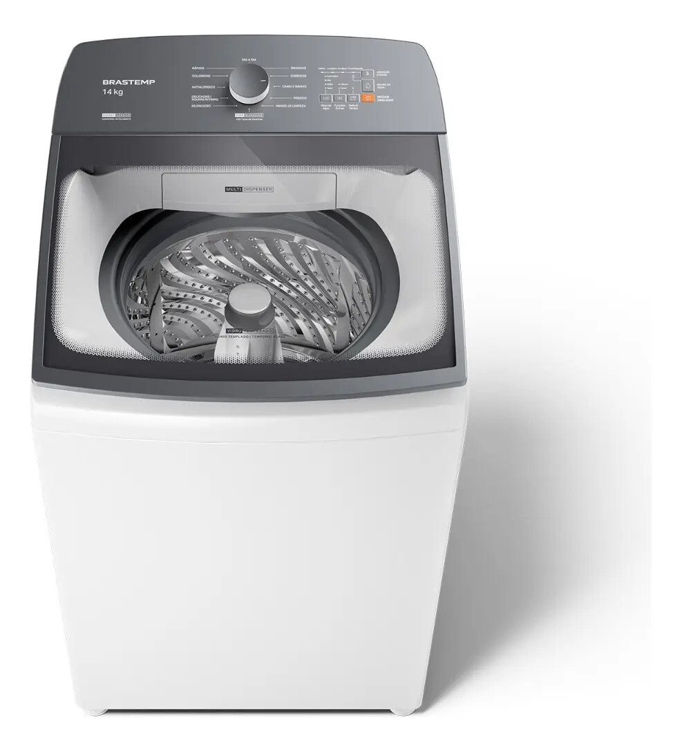 Máquina De Lavar Brastemp 14kg Branca Smart Sensor- Bwj14ab 220v Branco Máquina De Lavar Brastemp 14kg Branca Smart Sensor- Bwj14ab 220v Branco