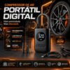 Mini Compressor De Ar De Bomba De Pneu Inflável Sem Fio B&g Preto 60 Hz Monofásica 127/220v