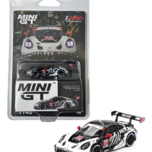 Mini Gt #1143 Porsche 911 Gt3 R 77 Rexy Skeleton Imsa Petit