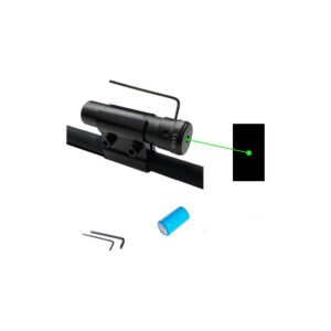 Mira Laser Ponto Verde Com Usb Carregador Para Carabina