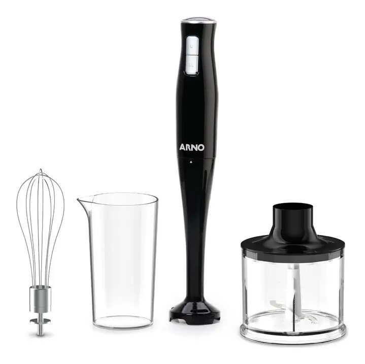 Mixer Arno Turbomix Pro 3 Em 1 Cor Preto 127v Mixer Arno Turbomix Pro 3 Em 1 Cor Preto 127v
