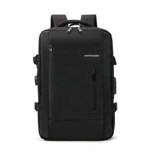 Mochila, para homens e mulheres, com fecho de senha, capacidade expandível de 30 a 42 L, impermeável, reforçada, ideal para viagens diárias e negócios, pode acomodar um laptop de 15,6 polegadas