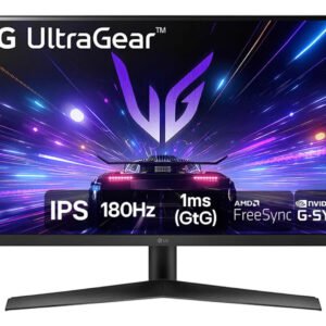 Monitor Gamer LG Ultragear 27 Ips, 180hz, 1ms (gtg), Nvidia G-sync , Amd Freesync, Hdr10, Srgb 99% – 27gs60f-b Preto 127/220v