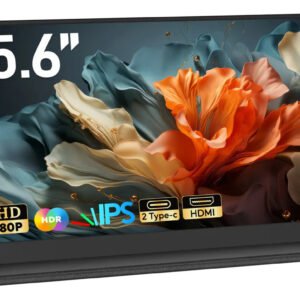 Monitor Portátil 15.6”com Usb C Dupla/hdmi Fhd 1080p 60hz