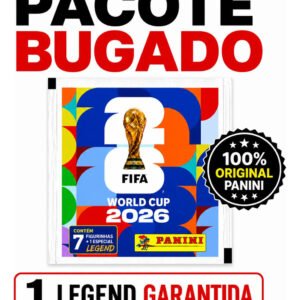Pacote Bugado Figurinha Legend Garantida Copa Do Mundo 2026
