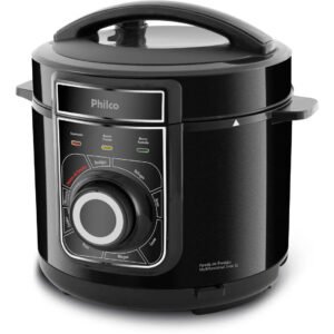 Panela De Pressão Philco Ppp02pi Inox Multifuncional 5l Cor Preto