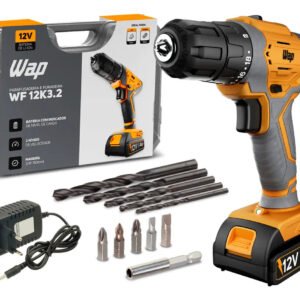 Parafusadeira E Furadeira De Impacto Wf 12k3.2 Wap Amarelo 127/220v 60hz