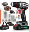 Parafusadeira Furadeira Brushless Sem Fio 21v 2 Baterias