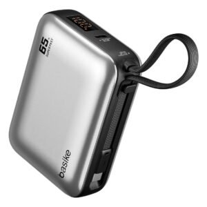 Power Bank Basike 20000mAh para Notebook e Celular com Cabo USB-C 65W