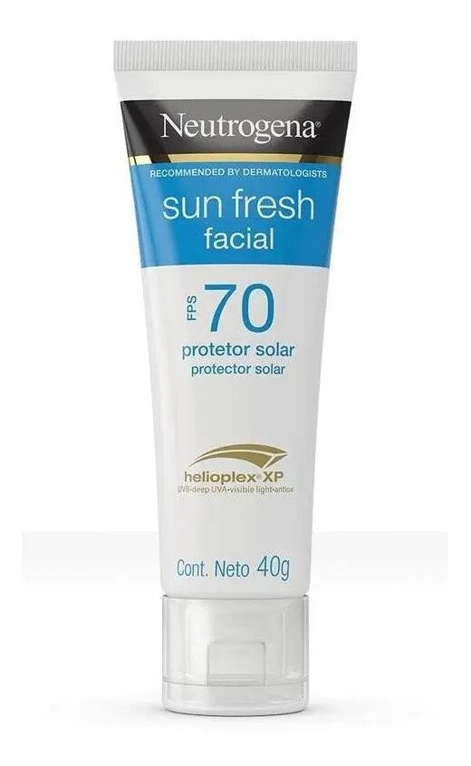 Protetor solar facial sun fresh fps 70 40g Neutrogena Protetor solar facial sun fresh fps 70 40g Neutrogena