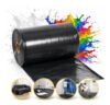 Rolo Lona Plástica Preta Bobina 4×100 Construção E Pintura