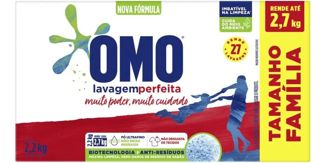 Sabão Em Pó Omo Lavagem Perfeita 2.2kg Sabão Em Pó Omo Lavagem Perfeita 2.2kg