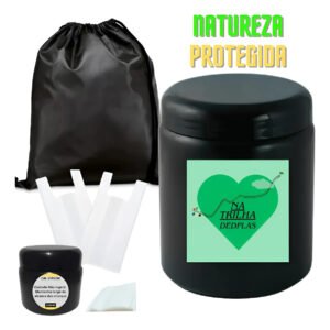 Shit Tube Pote Coletor Porta Dejeto Camping Trilha 1000ml