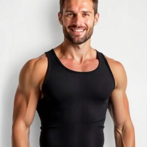Slim Alta Compressão Postura Cinta Modeladora Masculina Fit