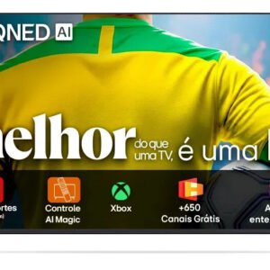 Smart Tv 4k 55 LG Qned73 Portal De Games Processador Ai 7 Gen8 4k Super Upscaling Google Cast Integrado Controle Ai Magic Webos 25 Modo Esportes Alerta De Esportes