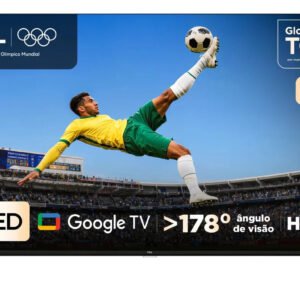 Smart TV TCL 32 Polegadas HD QLED S5K WiFi Bluetooth Google TV 2 HDMI HDR10 Dolby Audio 32S5K