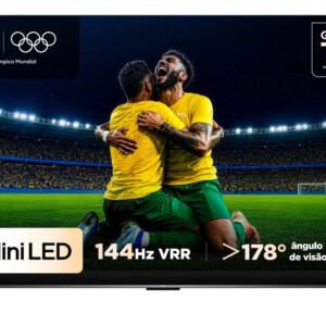 Smart Tv Tcl 55 Polegadas Qled Mini Led 4k C6k Wifi Bluetooth Google Tv 4 Hdmi 144hz Hdr10+ 55c6k