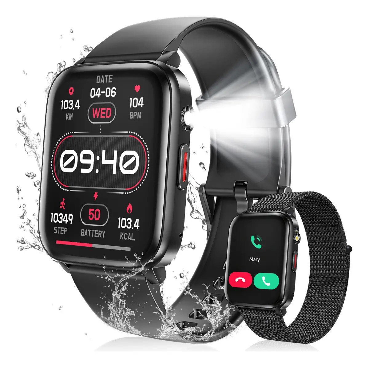 Smartwatch NOVANTE HT 1288 tela de 1.83" com pulseira de silicone - cor preto Smartwatch NOVANTE HT 1288 tela de 1.83" com pulseira de silicone - cor preto