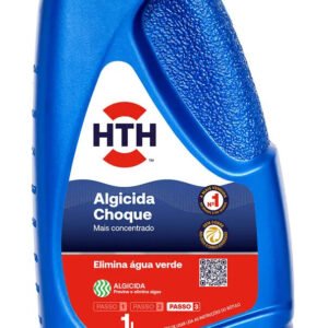 Solução Água Verde Hth Algicida Choque 1 Litro Para Piscinas