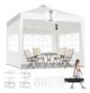 Tenda Gazebo Sanfonada Estrutura Reforçada Desmontável 3x3x3