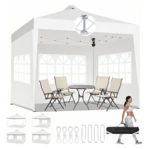Tenda Gazebo Sanfonada Estrutura Reforçada Desmontável 3x3x3