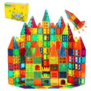 Vdq Blocos Magnéticos 130 Peças Brinquedo Educativo