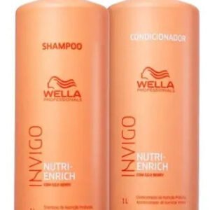 Wella Kit Nutri Enrich Shampoo 1l+condicionador 1l
