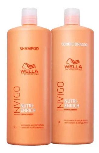 Wella Kit Nutri Enrich Shampoo 1l+condicionador 1l Wella Kit Nutri Enrich Shampoo 1l+condicionador 1l