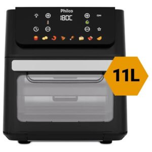 Air Fryer Oven Philco 11L 8 Funções Visor 1800W PAF11B