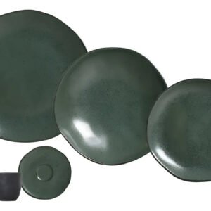 Aparelho de Jantar 30 Peças Porto Brasil Arauco Stoneware Verde