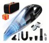 Aspirador De Pó Portátil Carro Automotivo 120W 9000PA +2 Filtro + Bolsa + LED Sem Fio Aspirador Portátil de Pó Potente Recarregável Usb Com Acessórios Turbo 127/220V Profissional Inclui a lâmpada LED