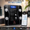 Balança Digital Bioimpedância Profissional smart IMC Bluetooth Corporal Aparelho Alta Capacidade aplicativo App para Android e para IOS Balança De Banheiro Academia