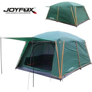 Barraca Iglu Joyfox Family Luxe 12 Pessoas Verde com Impermeabilidade 4000 mm