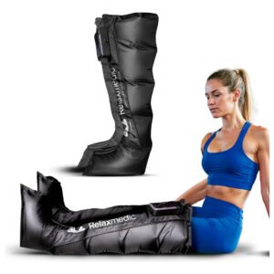 Bota De Compressão Pneumática F10 Pro Sem Fio Relaxmedic Cor Preto G