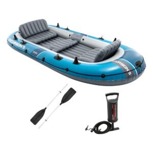 Bote Excursion 5 Intex C/ Remo + Bomba De Ar 5 Pessoas 600kg