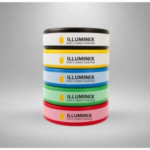 Cabo Flexível 2,5 Mm² Illuminix Rolo Com 100 Metros 750v Vermelho