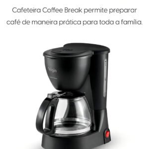 Cafeteira Elétrica 15 Xícaras Elgin Coffee Break Preta