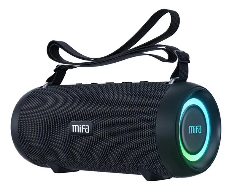 Caixa De Som Bluetooth Mifa A90 Potência 60w Cor Preto Caixa De Som Bluetooth Mifa A90 Potência 60w Cor Preto