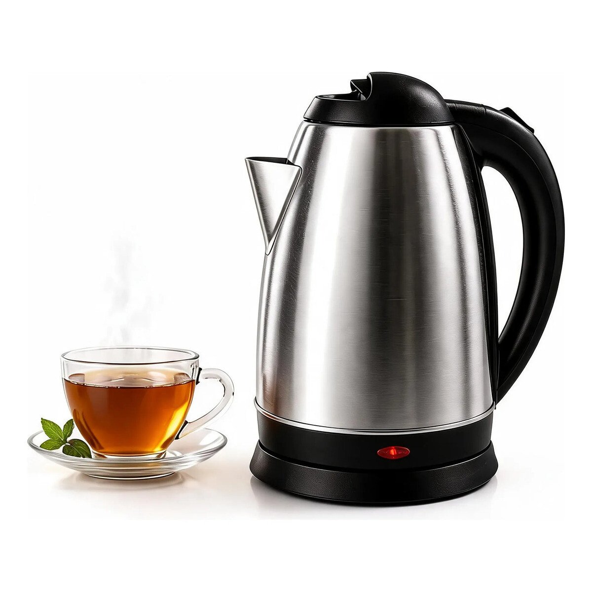 Chaleira Elétrica Inox 1,8l Ferve Água Rápido Café 127v 220v Chaleira Elétrica Inox 1,8l Ferve Água Rápido Café 127v 220v