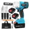 Chave De Impacto 4.0ah Parafusadera Dobevi FU-TH014 Cor Azul 850n.m