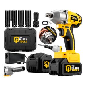 Chave De Impacto A Bateria 21v Brushless The Black Tools