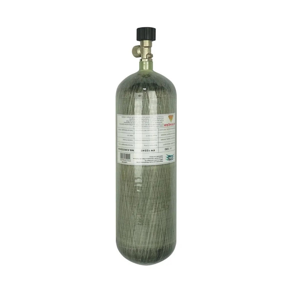 Cilindro Scuba De Alta Pressão Pcp Mergulho 300bar 6.8l Cilindro Scuba De Alta Pressão Pcp Mergulho 300bar 6.8l