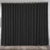 Cortina 3,00×2,80 Metros Blackout Blecaute Preto Corta Luz Em Tecido Grosso Para Quarto E Sala Casa Laura Enxovais