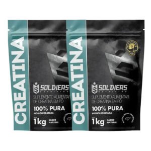 Creatina 2kg Suplemento Monohidratada em pó 100% Pura – Soldiers Nutrition