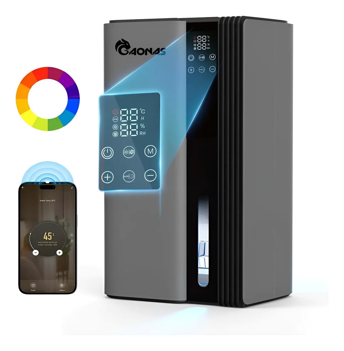 Desumidificador Ar 3000ml Portátil Ambiente Eletrico E App Desumidificador Ar 3000ml Portátil Ambiente Eletrico E App