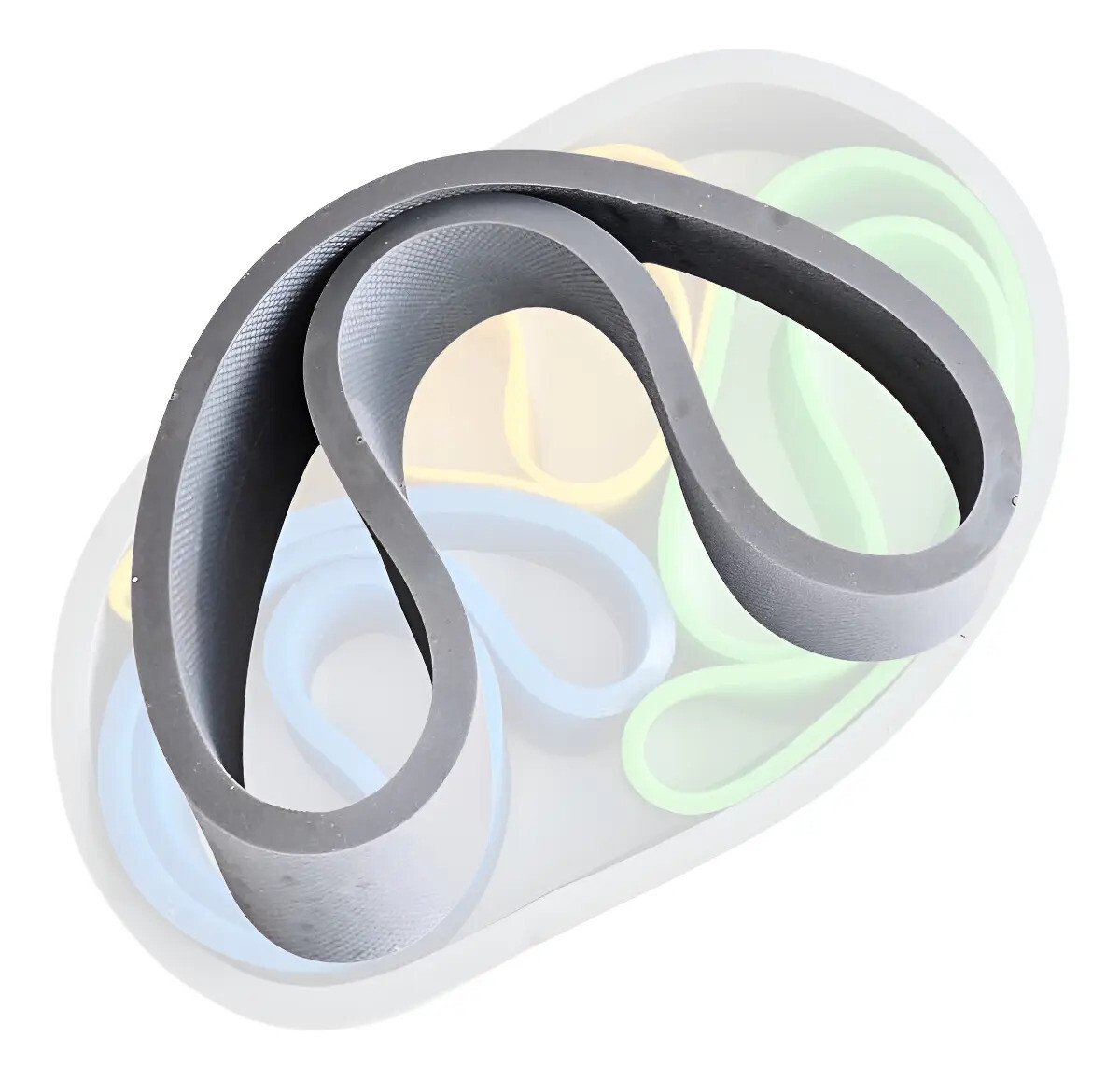 Faixa Elástica Rubber Band Prottector Extra-forte Cinza Faixa Elástica Rubber Band Prottector Extra-forte Cinza