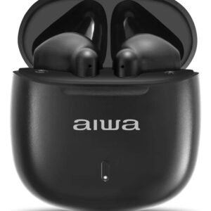 Fone de Ouvido Eardbud AIWA AWS-EB-05-B Bluetooth IPX4 24 Horas de bateria