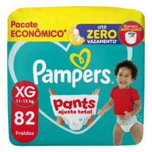 Fralda Pampers Pants Ajuste Total Tamanho XG, 82 Un